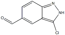 3-Chloro-2H-indazole-5-carbaldehyde Struktur