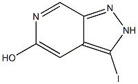 3-Iodo-2H-pyrazolo[3,4-c]pyridin-5-ol Struktur