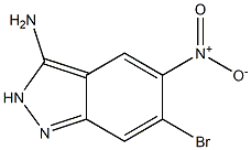 6-Bromo-5-nitro-2H-indazol-3-ylamine Struktur