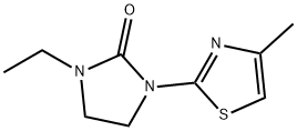 1-ethyl-3-(4-methylthiazol-2-yl)imidazolidin-2-one Struktur