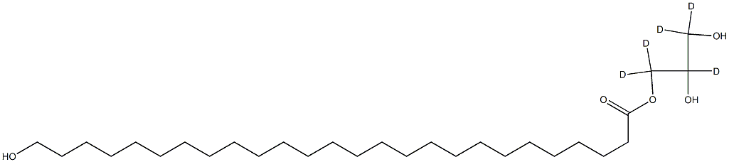 Glycerol-d5 1-(26-Hydroxyhexacosanoate) Struktur