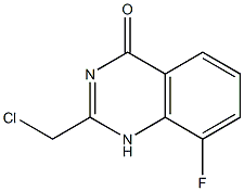 2-Chloromethyl-8-fluoro-1H-quinazolin-4-one Struktur