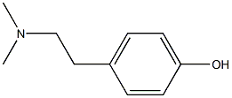 N,N-dimethyltyramine Struktur