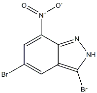 3,5-Dibromo-7-nitro-2H-indazole Struktur