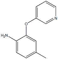 4-METHYL-2-(3-PYRIDINYLOXY)ANILINE Struktur