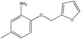 2-(2-FURYLMETHOXY)-5-METHYLANILINE Struktur