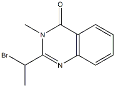 2-(1-BROMO-ETHYL)-3-METHYL-3H-QUINAZOLIN-4-ONE Struktur