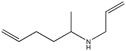 ALLYL-(1-METHYL-PENT-4-ENYL)-AMINE Struktur