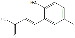 3-(2-HYDROXY-5-METHYL-PHENYL)-ACRYLIC ACID Struktur