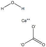 Calcium carbonate monohydrate Struktur