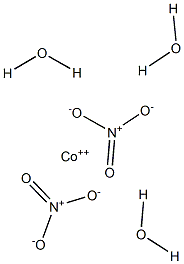 Cobalt(II) nitrate trihydrate Struktur