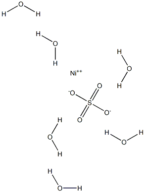 Nickel(II) sulfate hexahydrate Struktur