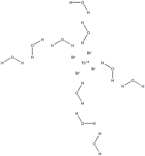 Thorium(IV) bromide decahydrate Struktur