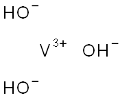 Vanadium(III) hydroxide Struktur