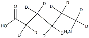 6-Aminohexanoic Acid-D10 Struktur