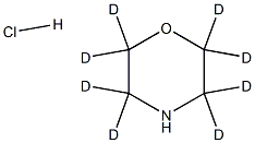 Morpholine-2,2,3,3,5,5,6,6-D8HCl Struktur