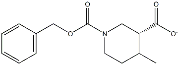 N-CBZ- (R) -3- isonipecotate Struktur