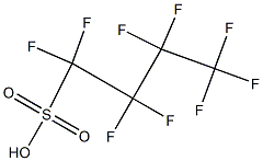 Perfluoro n-butylsulfonic acid Struktur