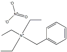 Benzyl triethyl ammonium nitrate Struktur