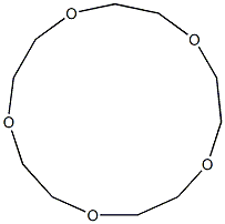 15-crown-5 ether Struktur