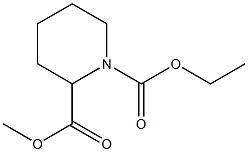 Methyl 1-ethoxycarbonylpiperidine-2-carboxylate Struktur