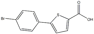 5-(4-BROMOPHENYL)THIOPHENE-2-CARBOXYLICACID,96% Struktur