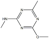 2-Methylamine-4-methyl-6-methoxy-1,3,5-triazine Struktur