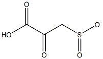 3-hydroxy-2,3-dioxopropane-1-sulfinate Struktur