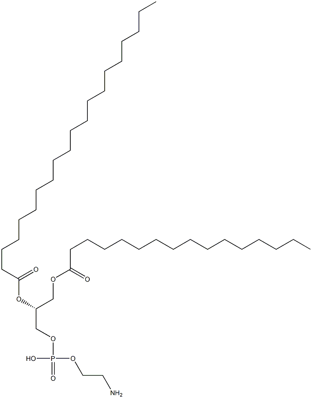 2-aminoethoxy-[(2R)-3-hexadecanoyloxy-2-icosanoyloxy-propoxy]phosphinic acid Struktur