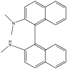 2-Naphthylamine, N-methyl-1-(2-dimethylamino-1-naphthyl)- Struktur