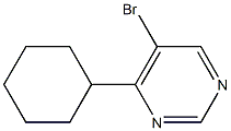 5-Bromo-4-cyclohexylpyrimidine 98% Struktur