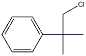 2-METHYL-2-PHENYL-1-CHLORO PROPANE Struktur