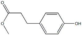 P-HYDROXYPHENYLPROPIONIC ACID METHYL ESTER Struktur