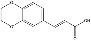 3,4-DIMETHYLENEDIOXYCINNAMICACID Struktur