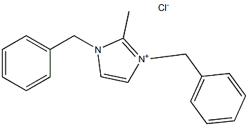 1,3-dibenzyl-2-methyl-imidazolium chloride Struktur