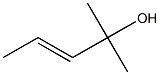 2-methyl-3-penten-2-ol Struktur