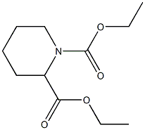 Ethyl 1-Ethoxycarbonyl Piperidine-2-Carboxylate Struktur