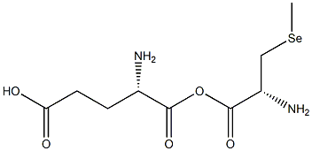 glutamyl-Se-methylselenocysteine Struktur