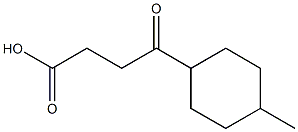 4-(4-methylcyclohexyl)-4-oxobutyric acid Struktur