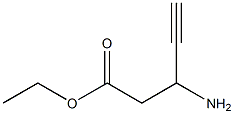 ethyl 3-amino-4-pentynoate Struktur