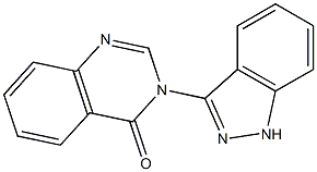 3-(indazol-3-yl)-quinazolin-4(3H)-one Struktur