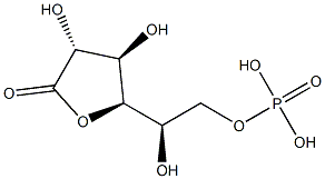 6-phosphoglucono-gamma-lactone Struktur