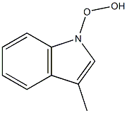 skatolyl hydroperoxide Struktur