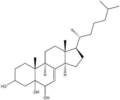 cholest-7-ene-3,5,6 triol Struktur