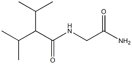 N-diisopropylacetyl glycinamide Struktur