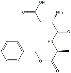 (O-benzyl)aspartylalanine Struktur