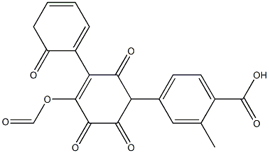 4-(4-methoxy-3-(5-phenylpentoxy)phenyl)-2-methylbenzoic acid Struktur