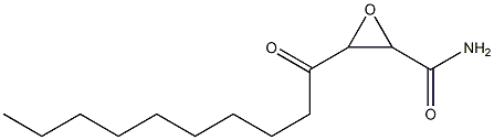 2,3-epoxy-4-oxotridecanamide Struktur