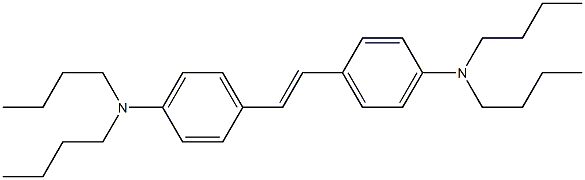 4,4'-bis(di-n-butylamino)stilbene Struktur