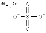 FerrousSulfate[59Fe] Struktur